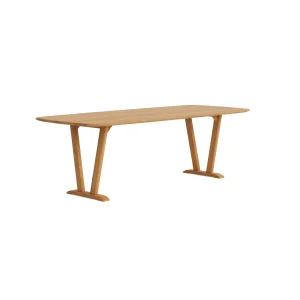 Esstisch Skara - LB ca. 240x90 cm, Wildeiche massiv