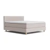 Boxspringbett Soria - Liegefläche ca. 180x200 cm, Stoff, Beige
